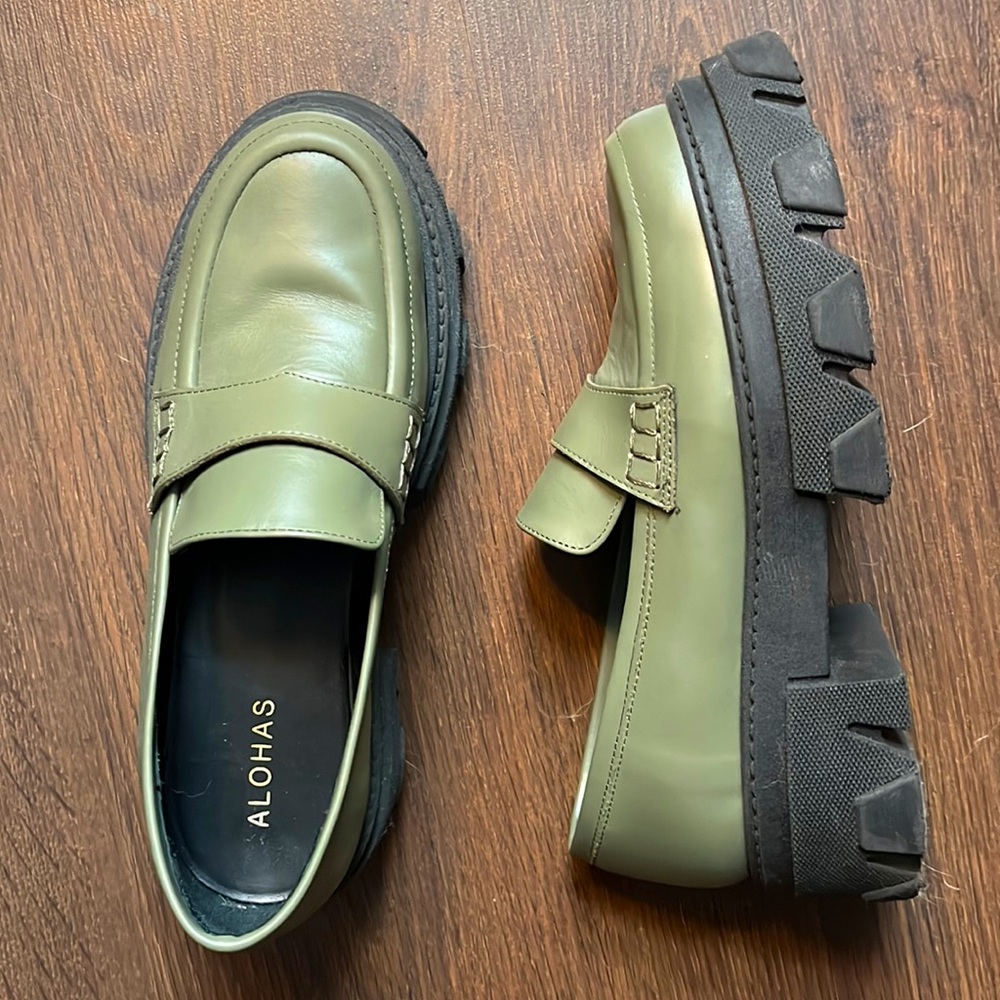 ALOHAS Trailblazer platform loafers